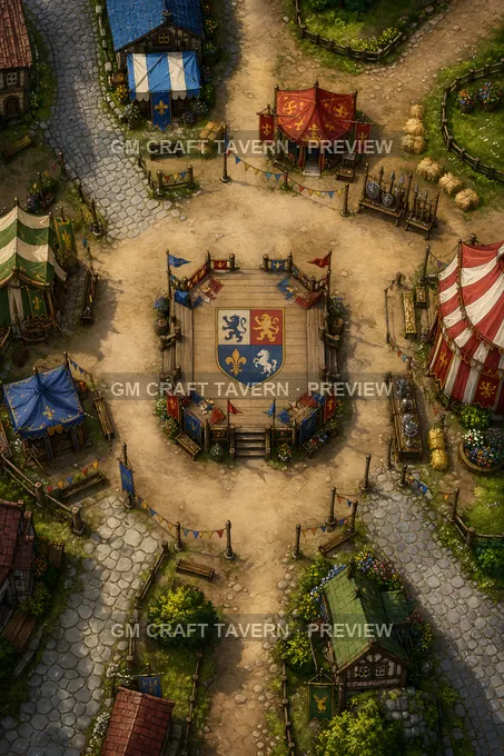 Heralds Square battlemap preview