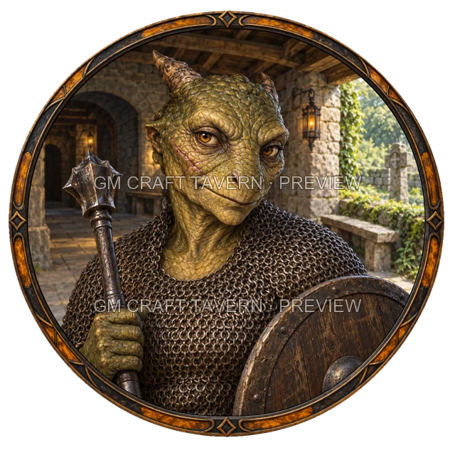Urdan Mossridge - Paladin top-down token preview