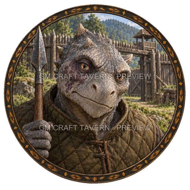 Morga Mossridge - Ranger top-down token preview