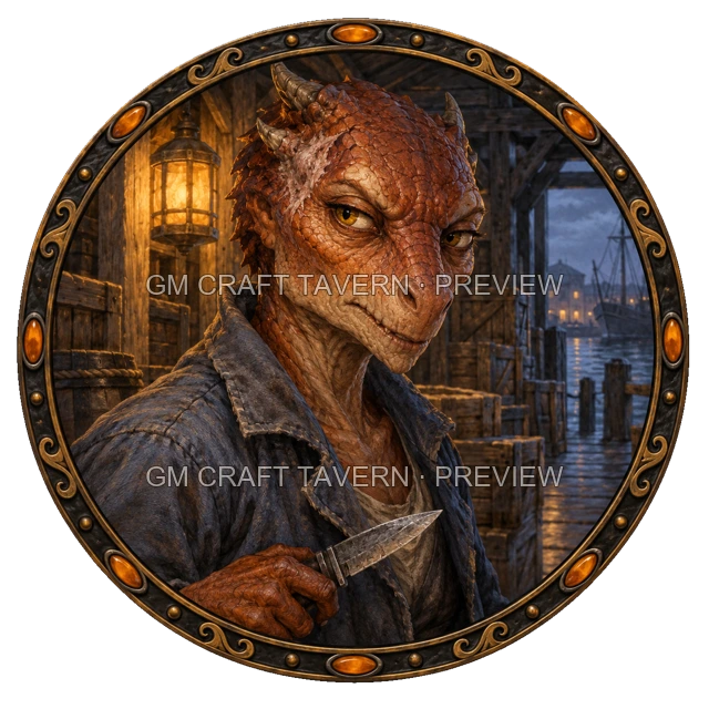 Urdan Duskford - Rogue top-down token preview