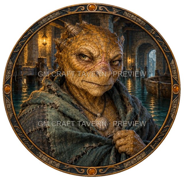 Urdan Ironwell - Warlock top-down token preview