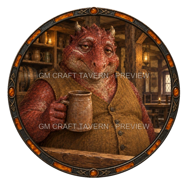Besha Westmere - Innkeeper top-down token preview