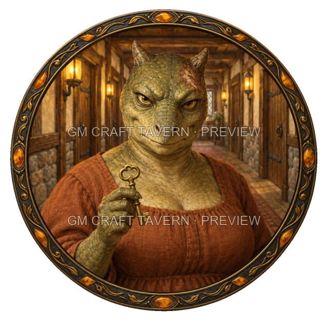 Durg Westmere - Innkeeper top-down token preview