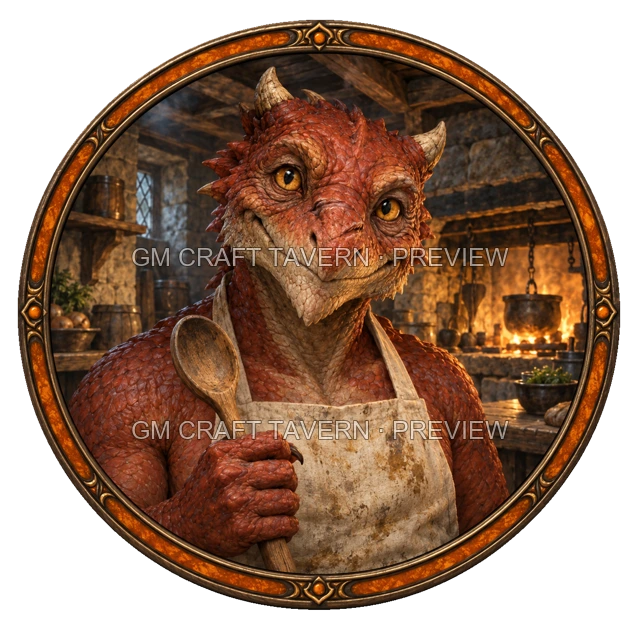 Morga Westmere - Innkeeper top-down token preview
