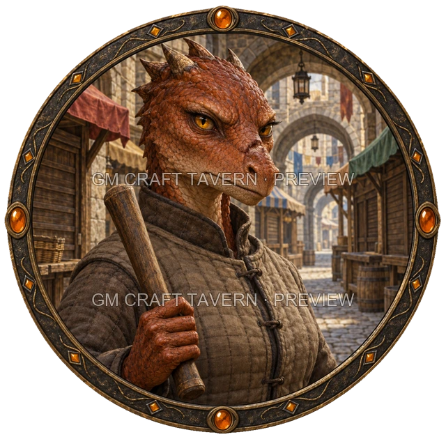 Durg Northbank - Guard top-down token preview