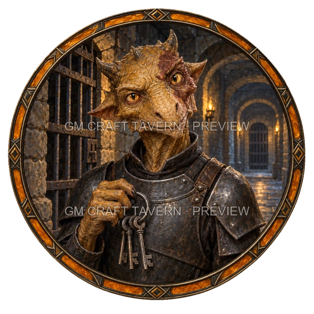 Morga Northbank - Guard top-down token preview