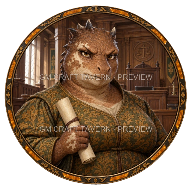 Grom Oakbend - Noble top-down token preview
