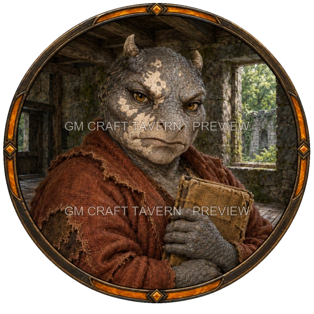 Durg Hillward - Outcast top-down token preview