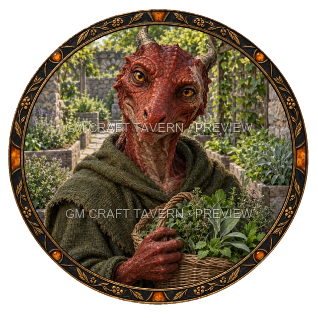 Morga Deepgrove - Healer top-down token preview