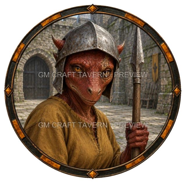Durg Redcliff - Fighter top-down token preview