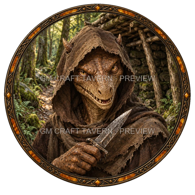 Highway Robber top-down token preview
