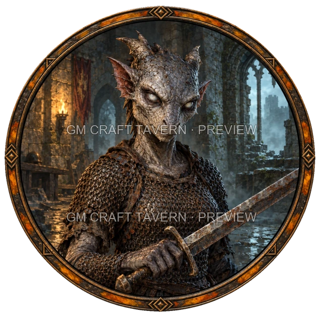 Undead Soldier top-down token preview