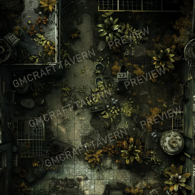Abandoned Bioengineering Lab Ove battlemap preview