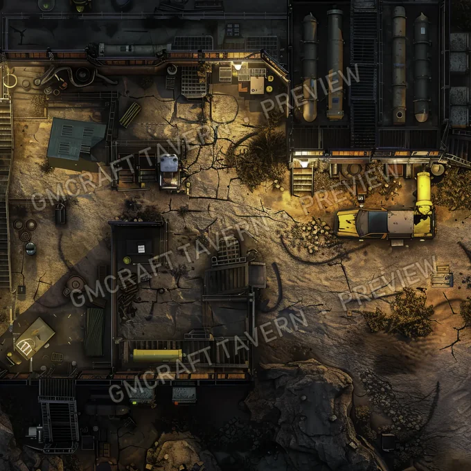 Abandoned Laboratory A Secret Re battlemap preview