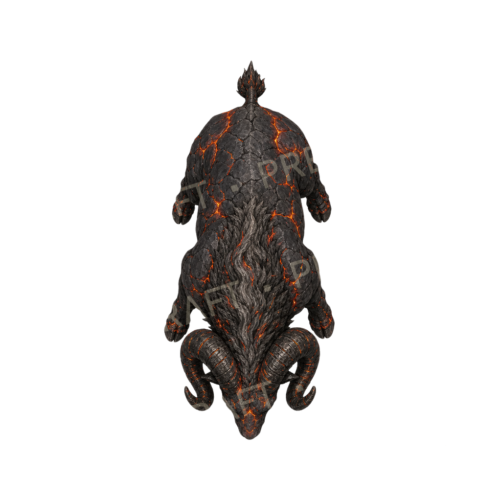 Bundle 30 11 Basalt Ram top-down token preview
