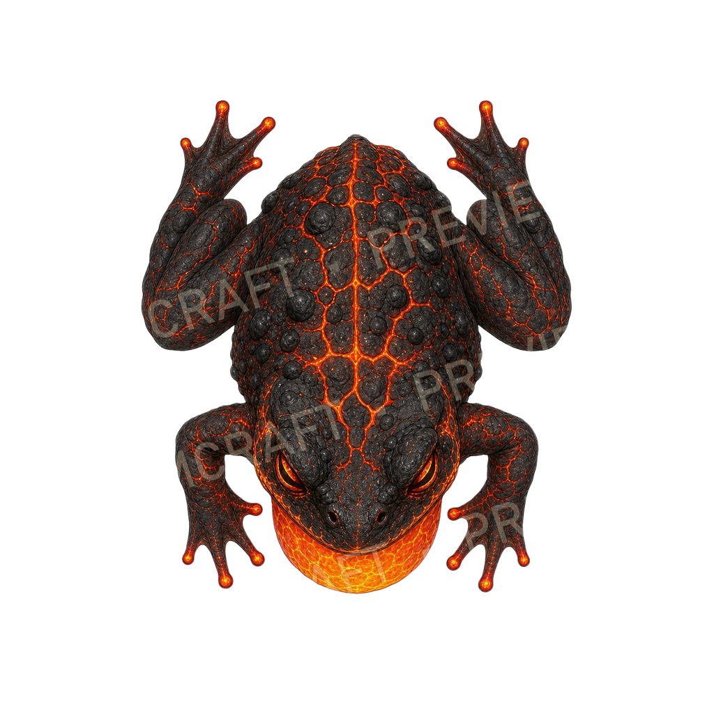 Bundle 30 19 Cinder Toad top-down token preview