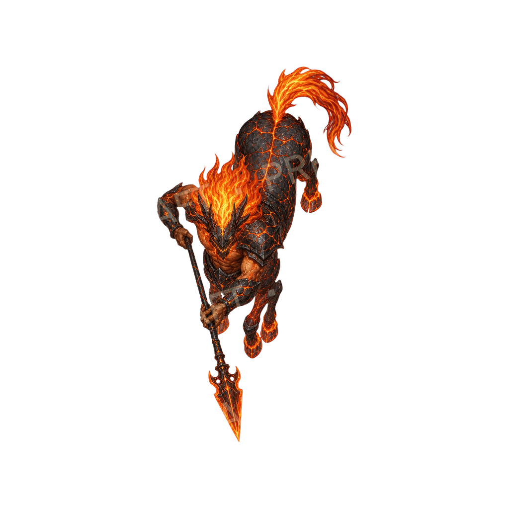Bundle 30 20 Lava Centaur top-down token preview
