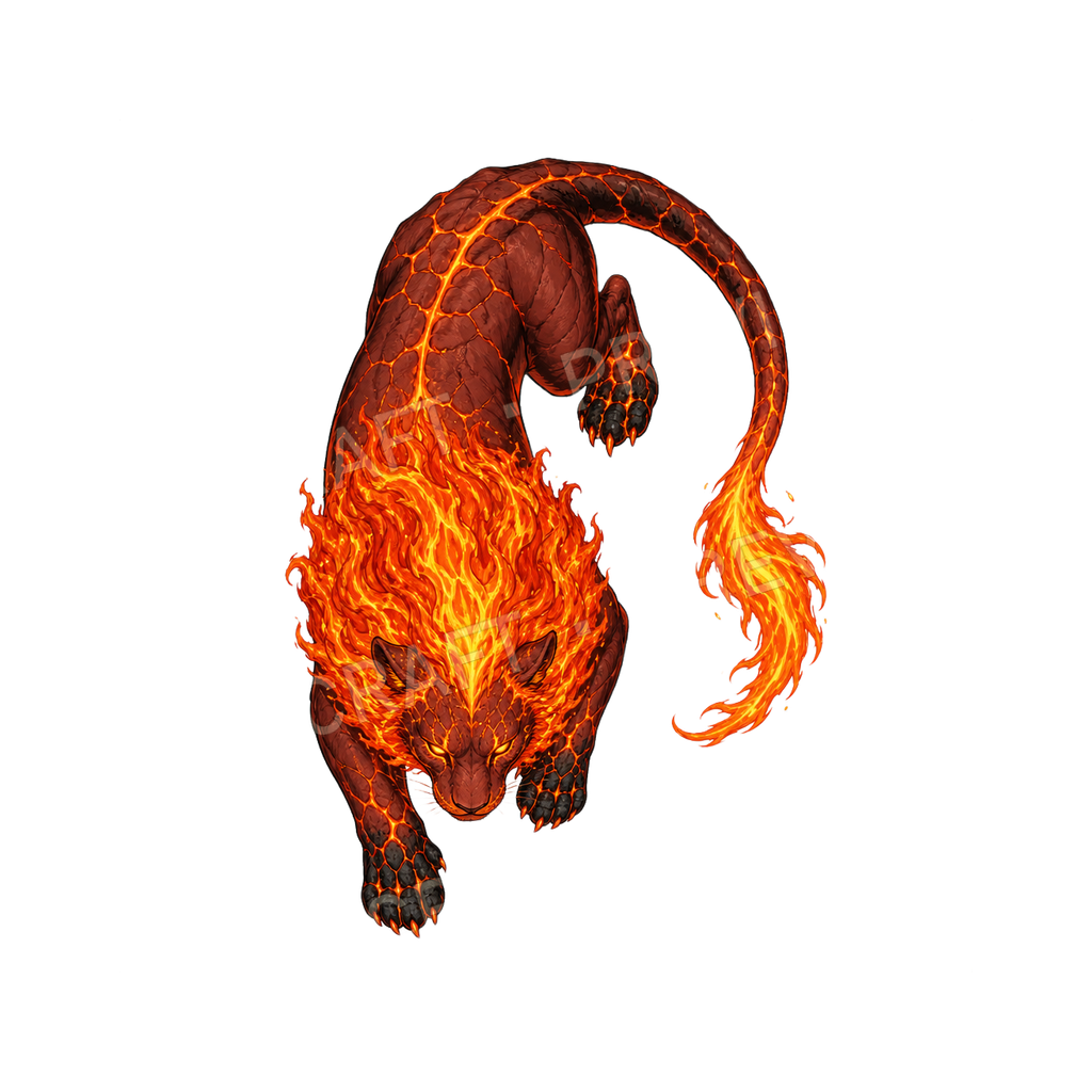 Bundle 30 22 Ember Lion top-down token preview