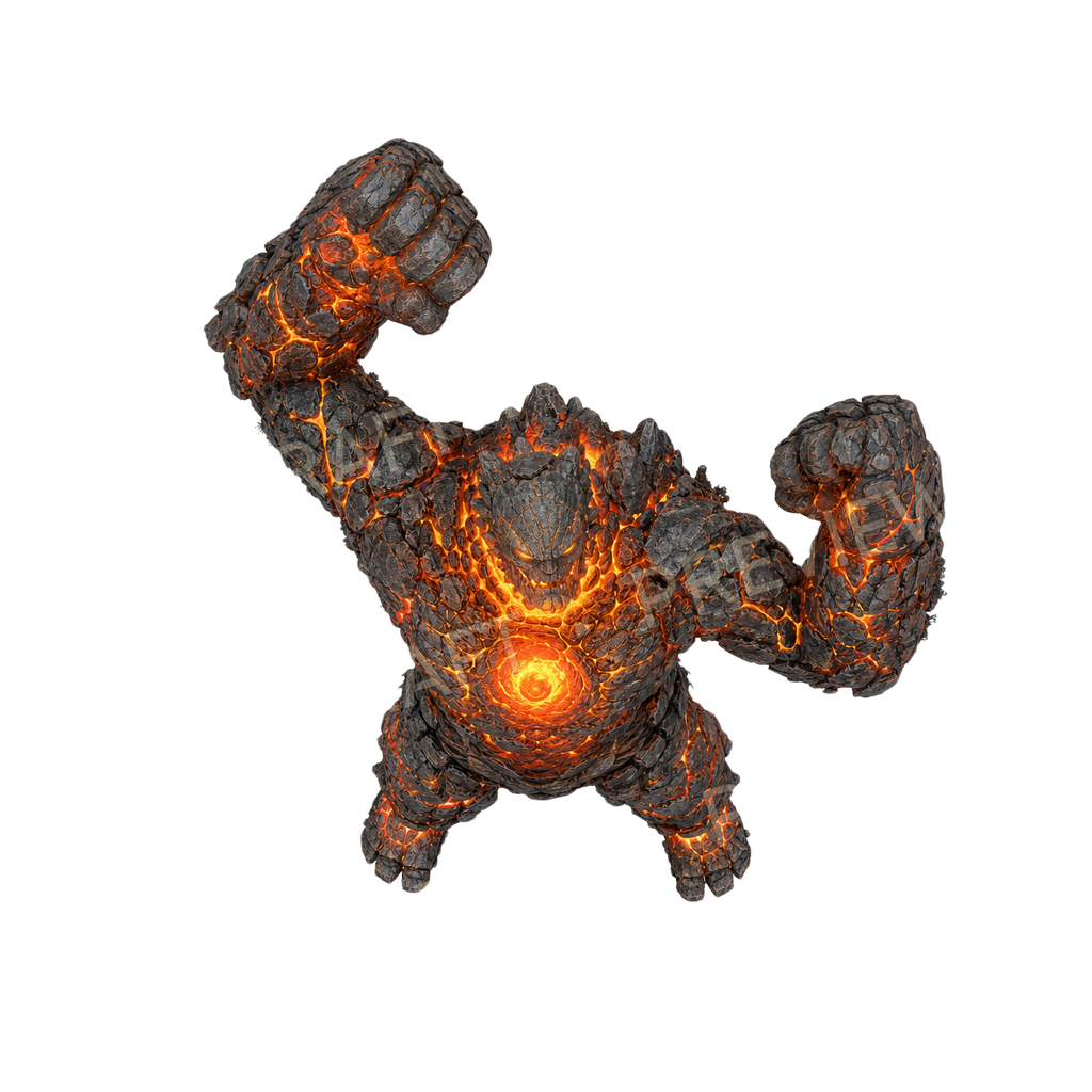 Bundle 30 29 Cinder Colossus top-down token preview