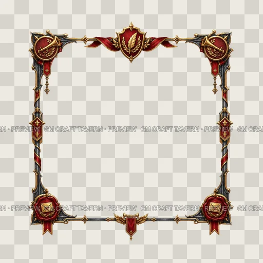 Border 12 top-down token preview