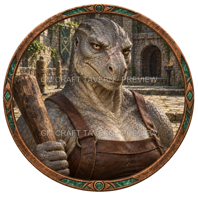 Aperçu du token vu du dessus de Urdan Stonebrook - Barbare