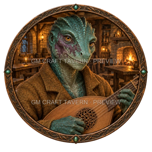 Aperçu du produit Tokens de personnages hommes-lézards 4