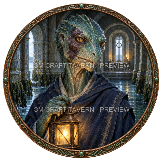 Aperçu du produit Tokens de personnages hommes-lézards 7