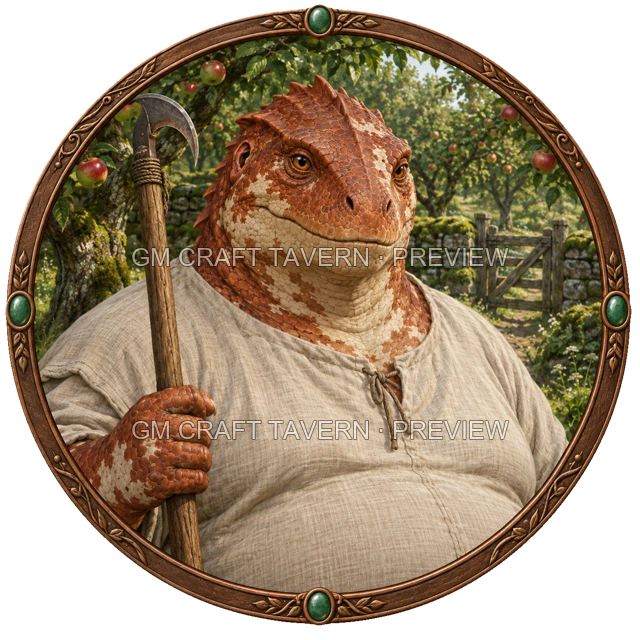 Aperçu du token vu du dessus de Besha Reedvale - Druide