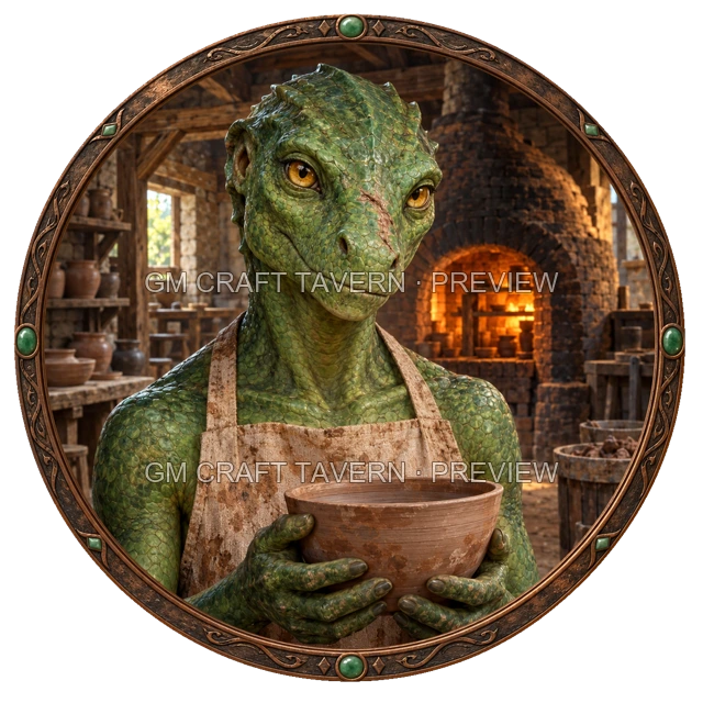 Besha Oakbend - aperçu de token d’artisan vu du dessus