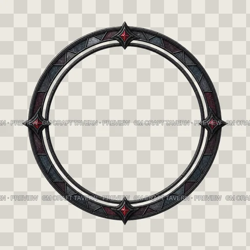 Border 09 top-down token preview