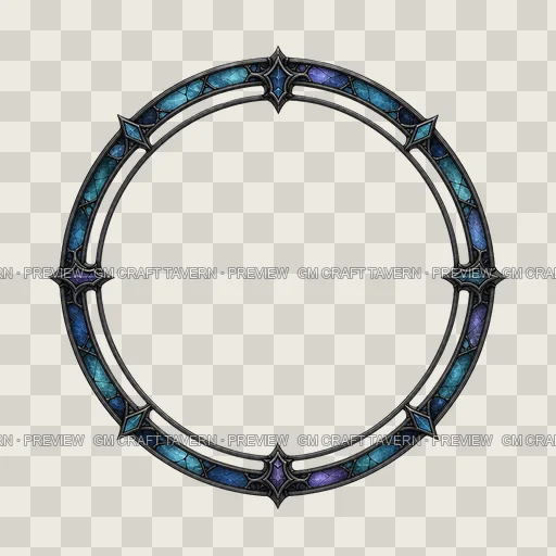 Border 12 top-down token preview