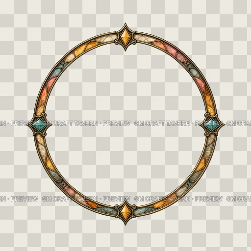 Border 16 top-down token preview