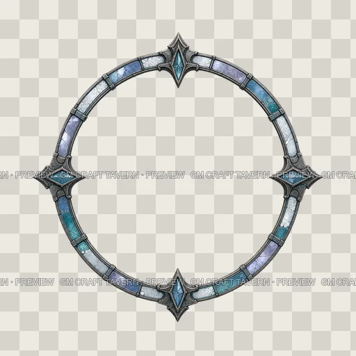Border 25 top-down token preview