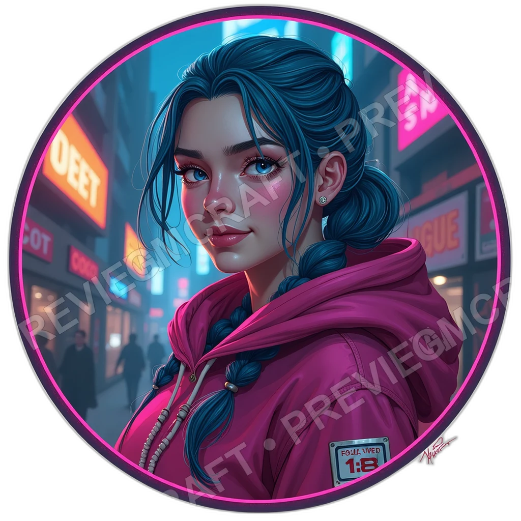 Viral Curator, Female, Eyelid Promo Ticker, Follower Glow Tattoo, Pocket Holo Recorder, Media Influencers, ,,1.8,, ,Obese Build,1.8,, ,Indigo 0001 top-down token preview