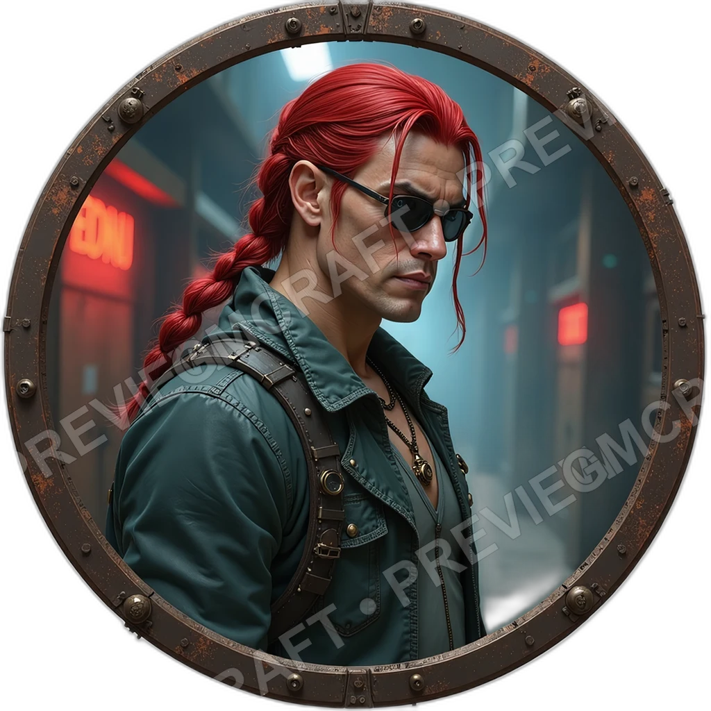 Blastline Brute, Male, Armored Hip Actuators, Trophy Shrapnel Necklace, Heat Stamped Visor, Mercenaries, ,Older Adult Age,1.8,, ,Muscular Build,1.8,, 0001 top-down token preview