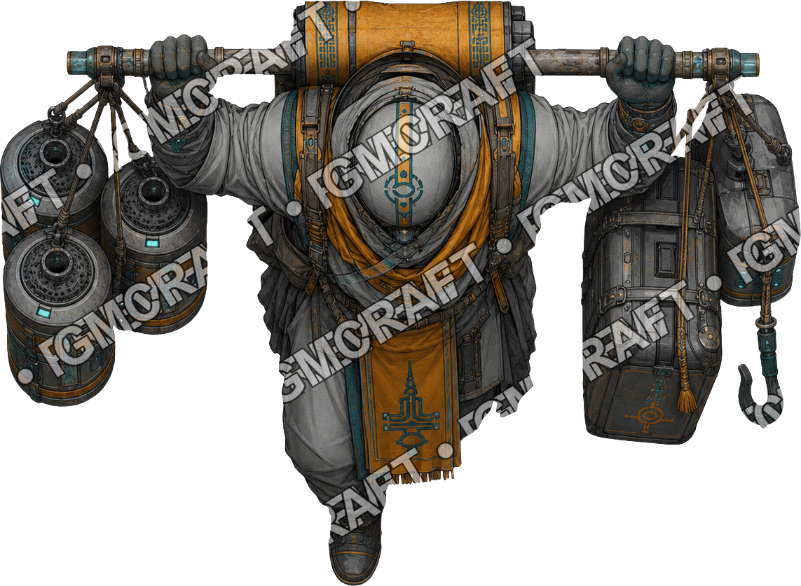 Aperçu du token vu du dessus du porteur Smokescreen Censer