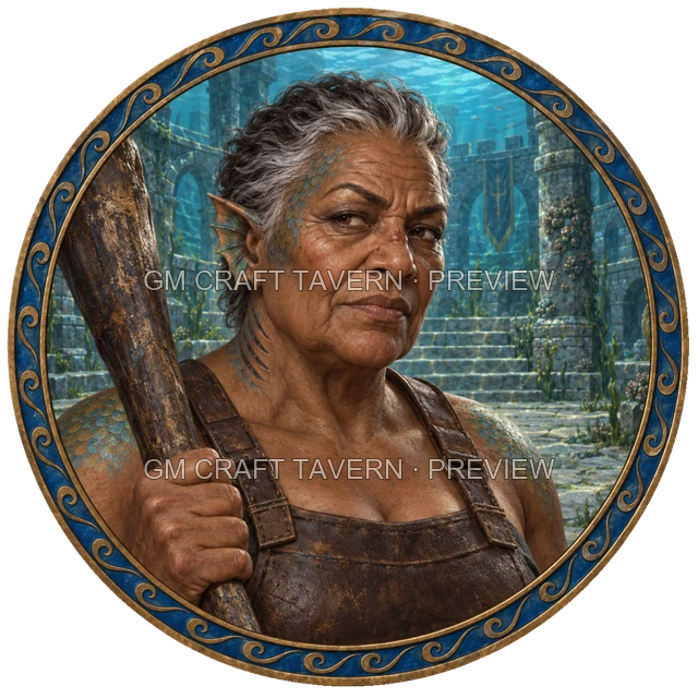 Urdan Stonebrook - Barbarian top-down token preview