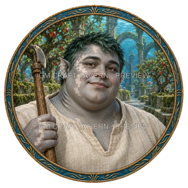 Besha Reedvale - Druid top-down token preview