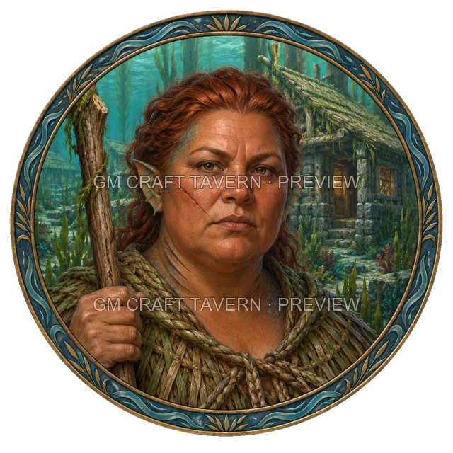 Durg Reedvale - Druid top-down token preview