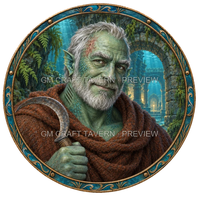 Merfolk Character Tokens product preview 6