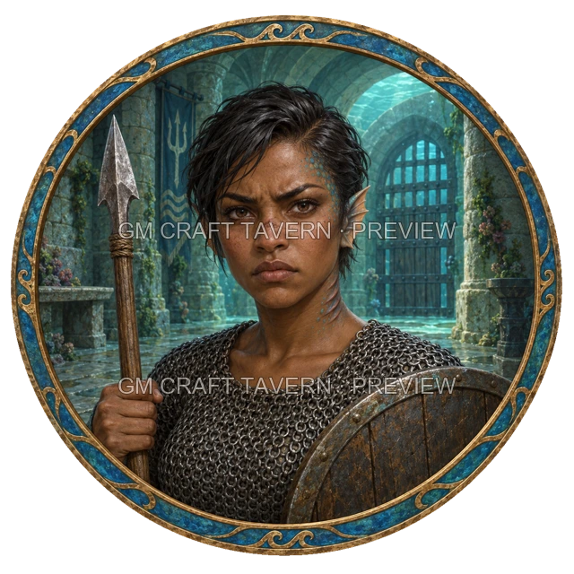 Merfolk Character Tokens product preview 3