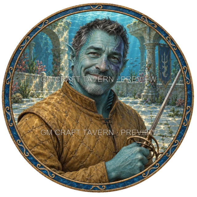 Varka Ashfield - Fighter top-down token preview