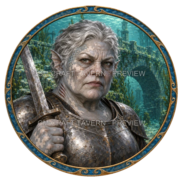 Urdan Ashfield - Fighter top-down token preview