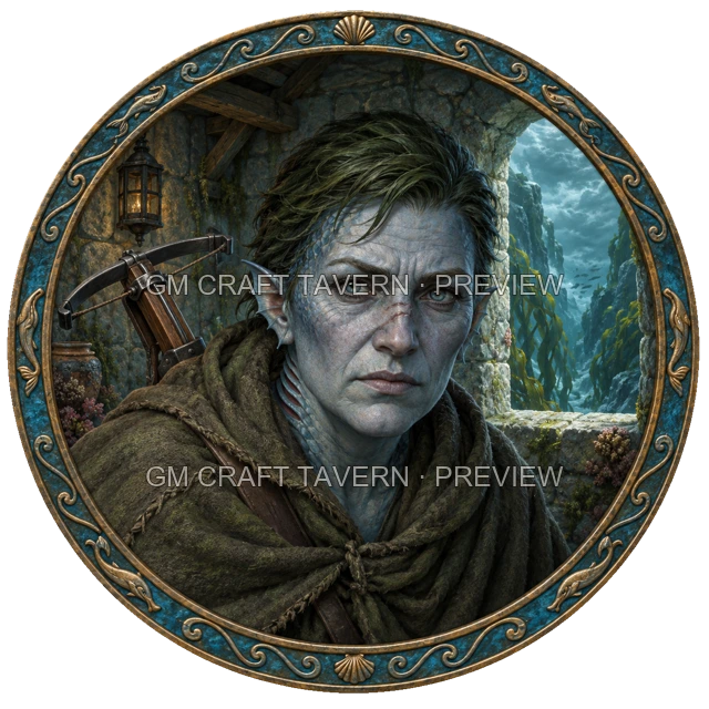 Durg Mossridge - Ranger top-down token preview
