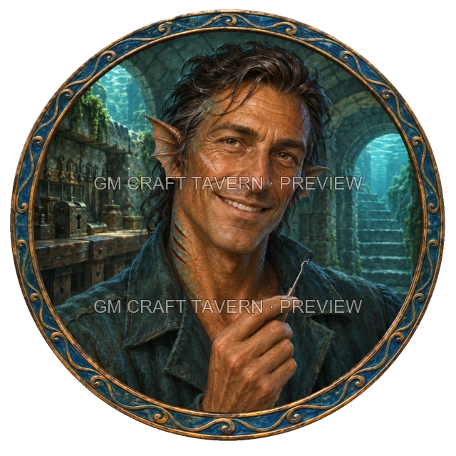 Varka Duskford - Rogue top-down token preview