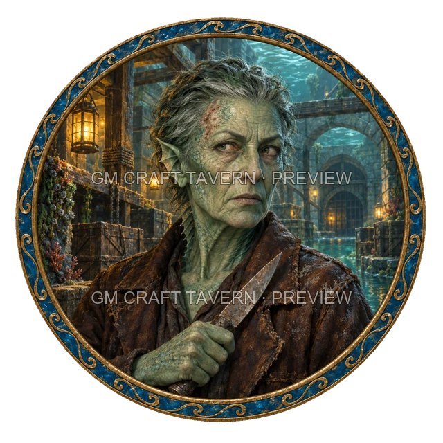 Urdan Duskford - Rogue top-down token preview