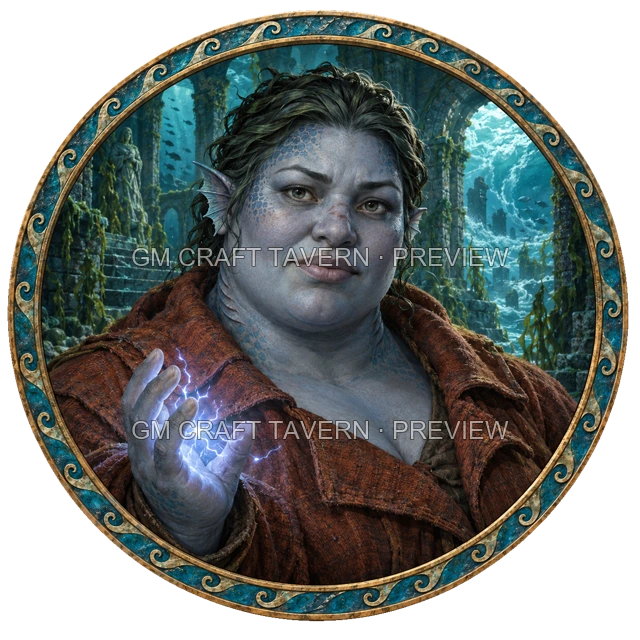 Merfolk Character Tokens product preview 4