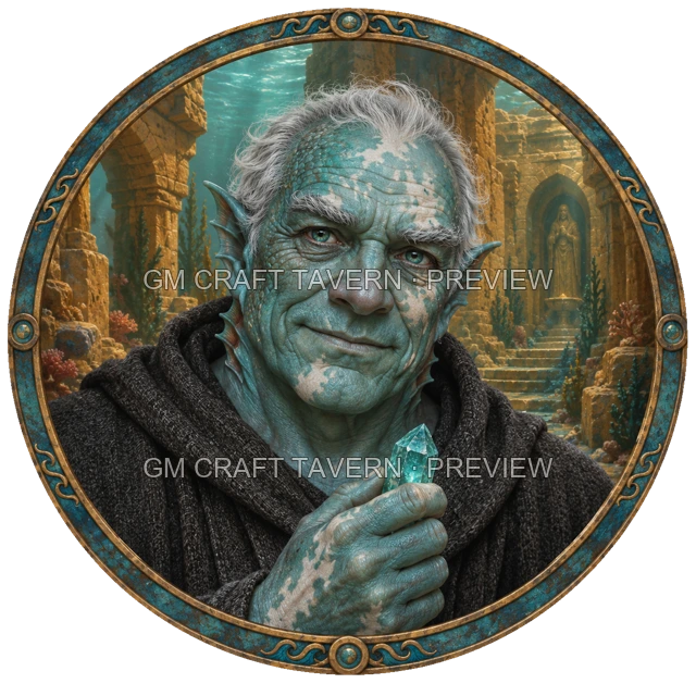 Morga Duskford - Sorcerer top-down token preview