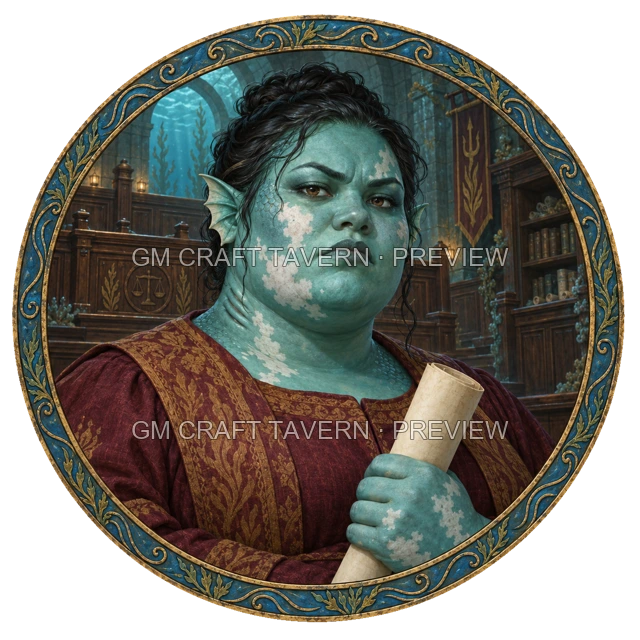 Grom Oakbend - Noble top-down token preview