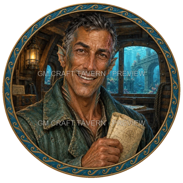 Varka Hillward - Sailor top-down token preview
